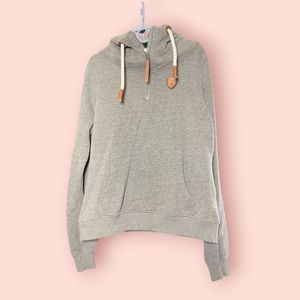 Wanakome Half Zip Hoodie Grey XL